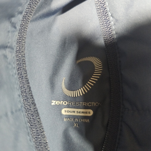 Zero Restriction Kiely Water Repellent Reversible Vest Blue / Gray Men's XL - Picture 10 of 12